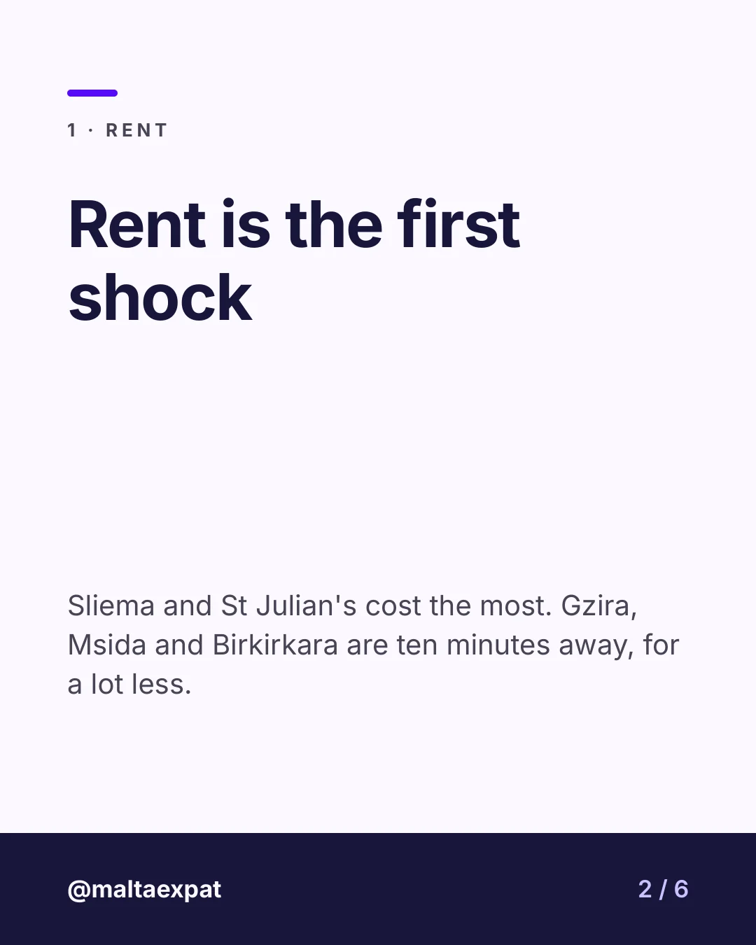 Slide 2: Rent is the first shock