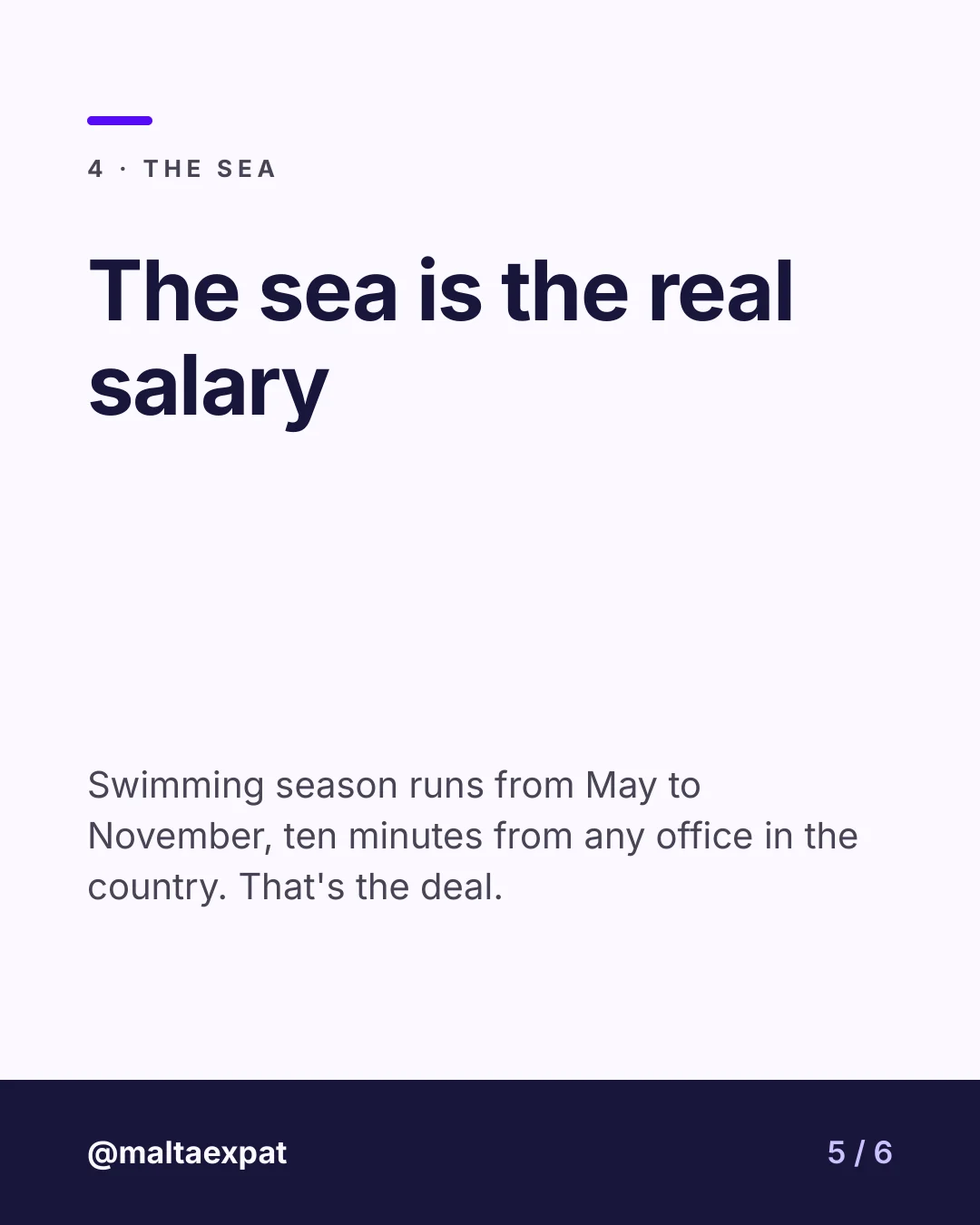 Slide 5: The sea is the real salary