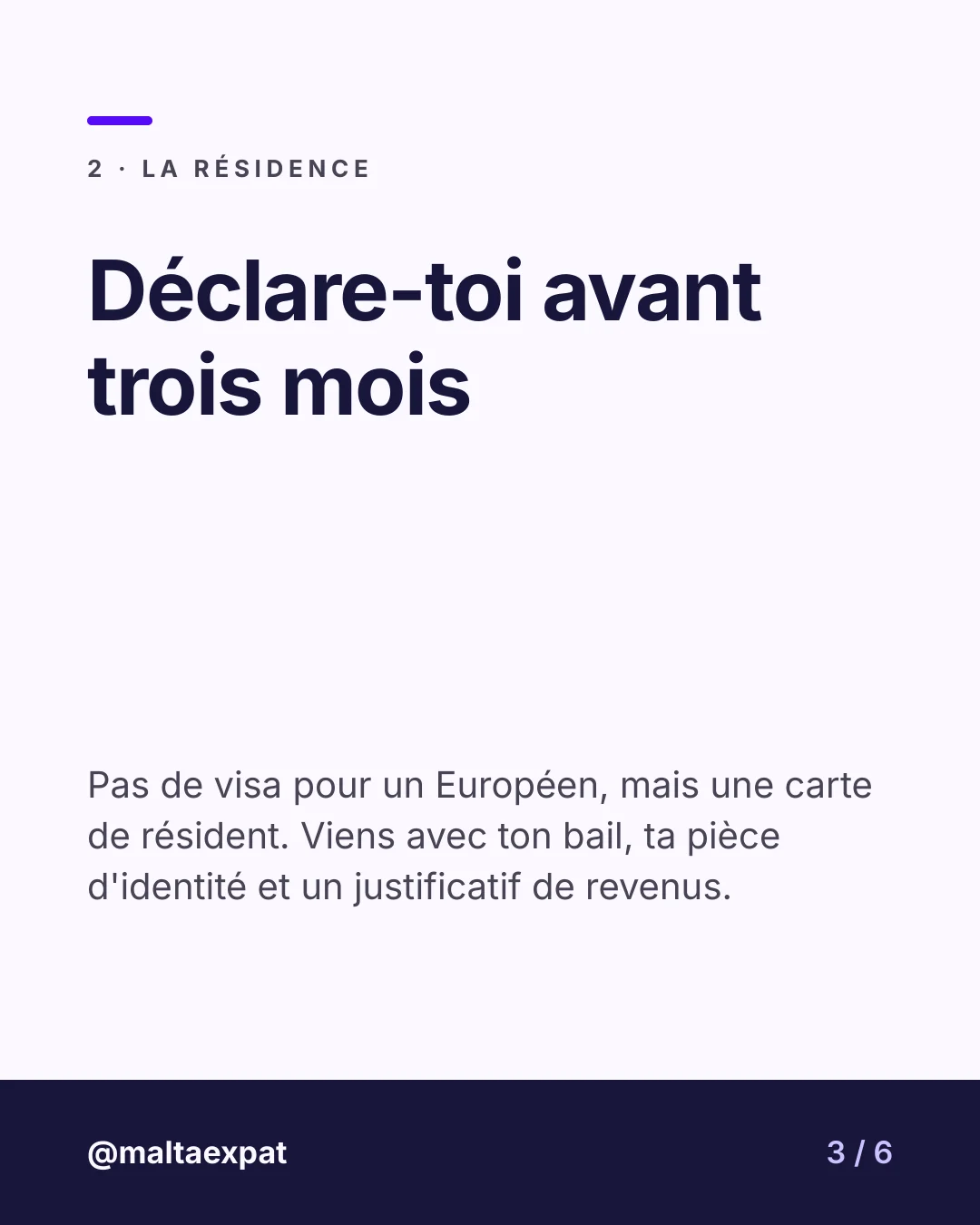 Slide 3 : Déclare-toi avant trois mois